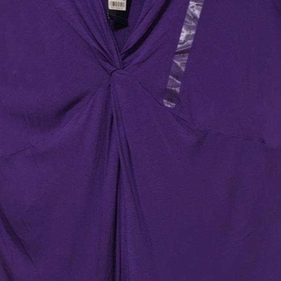 Jones New York Signature Woman Purple Top, NWT, 1X - Picture 2 of 12